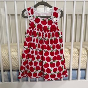 Cecil & Lou Apple Print Dress Size 2T